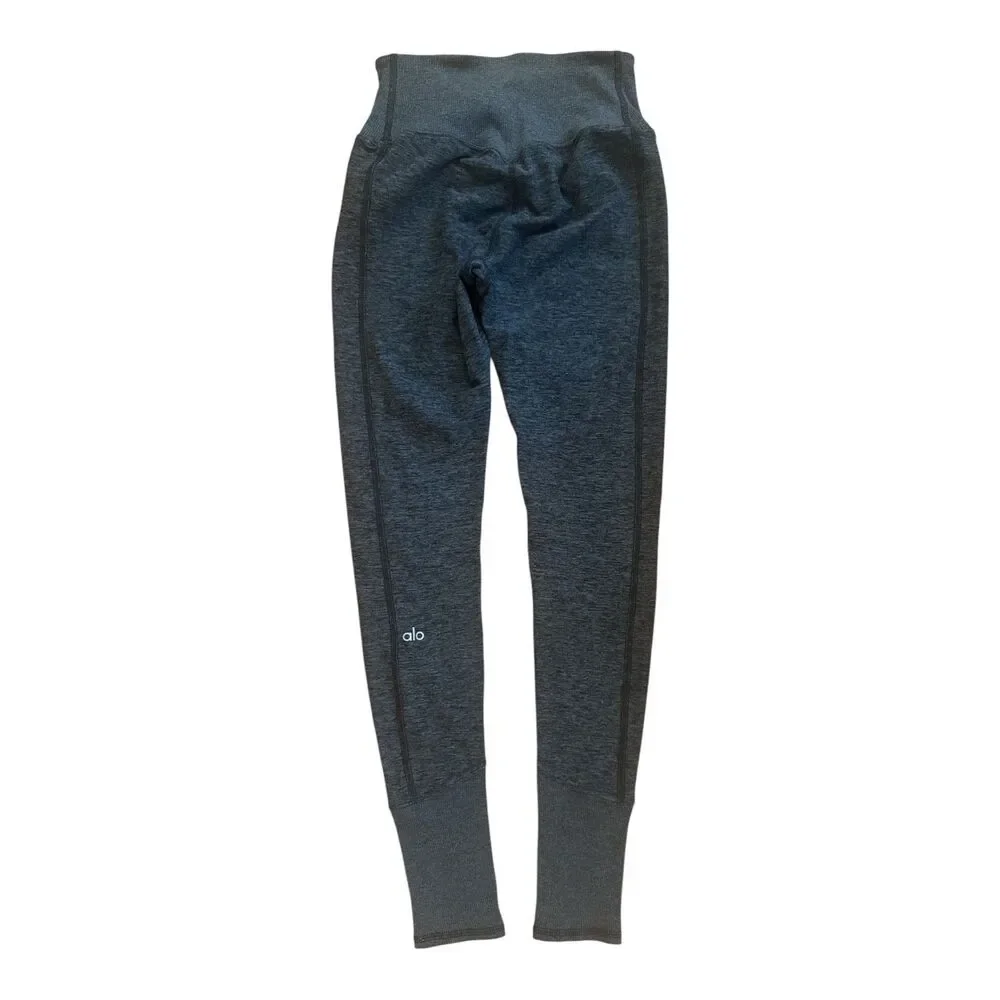 Alo Yoga High Waist Alosoft Lounge Leggings Charcoal Gray Women's XS