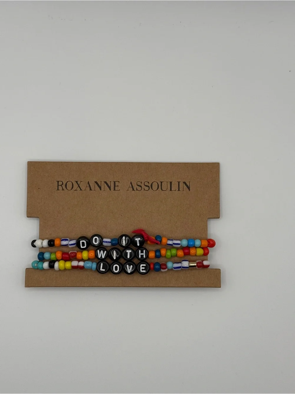 Roxanne Assoulin 'Do It With Love' Multicolor Beaded Bracelet Set