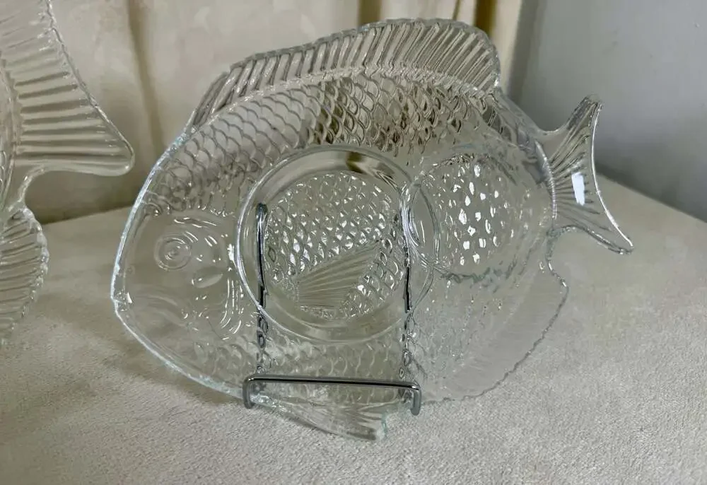 Anchor Hocking platter large clear