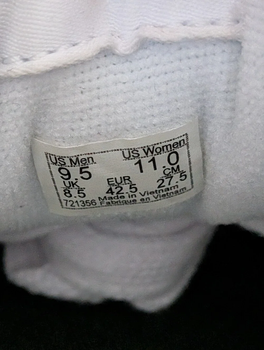 Vans new mens