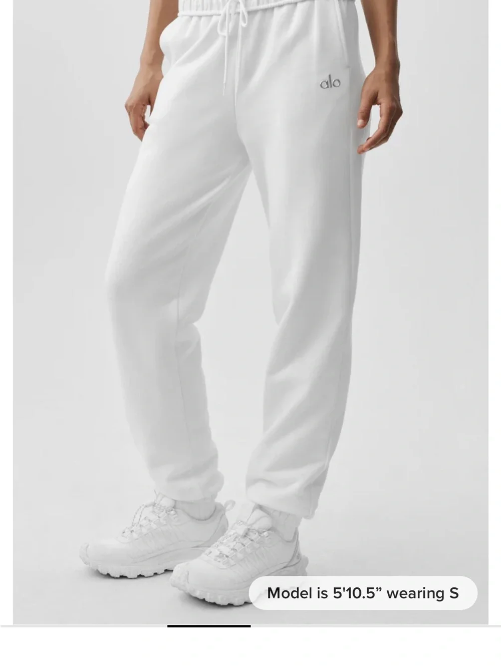 ALO Yoga cream white