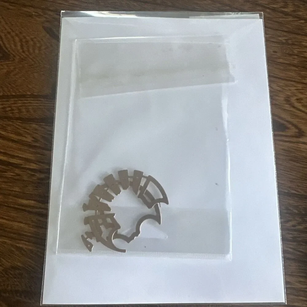 Ai Art Impressions 4980 BIRTHDAY CIRCLET MINI TRYFOLDS Clear Stamps And Dies
