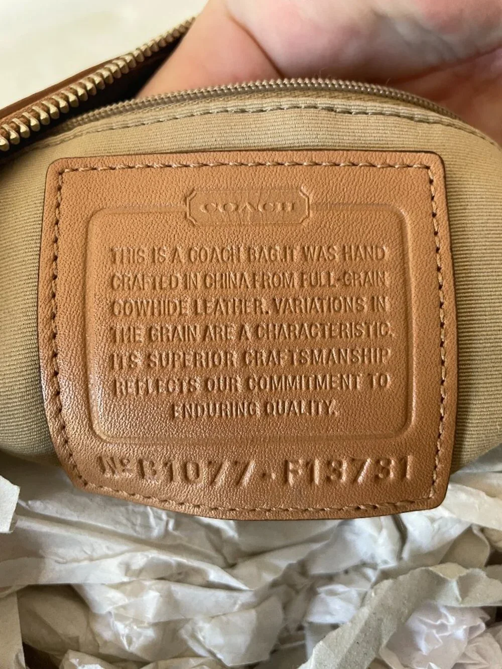 Coach y2k white