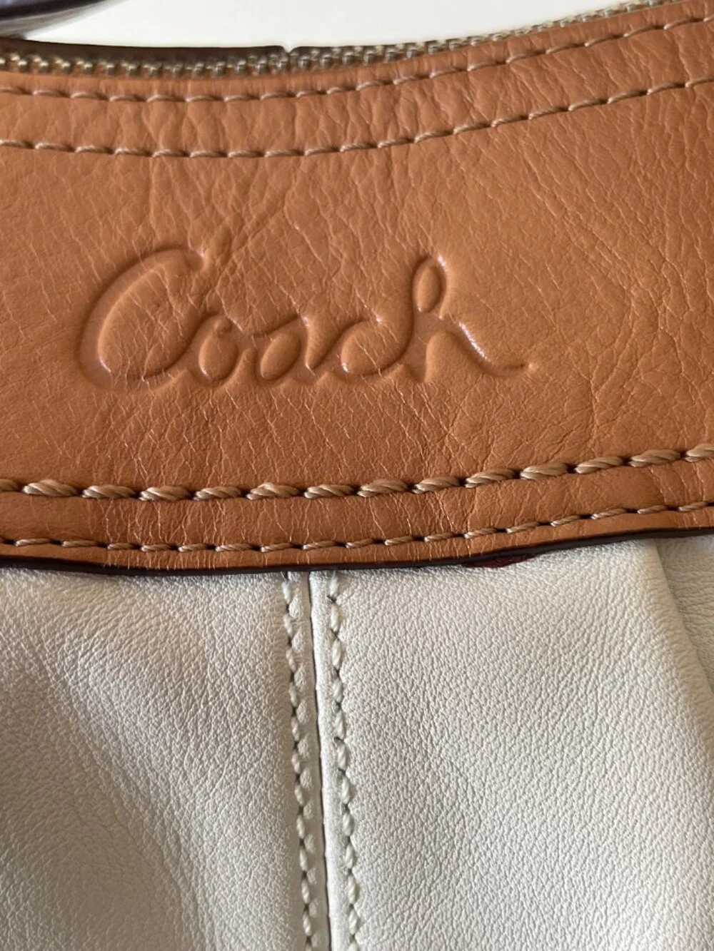 Coach y2k white