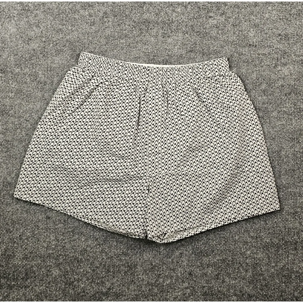 Sunspel 100% Cotton Boxer Shorts Size Medium White NWOT Penguin All Over Print