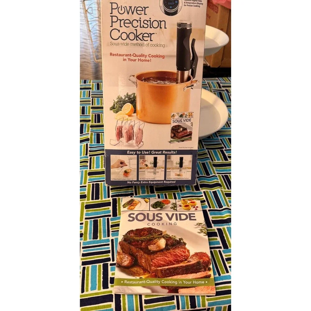 Power Precision Cooker Sous-vide Method Of Cooking Tristar Digital time Temperat