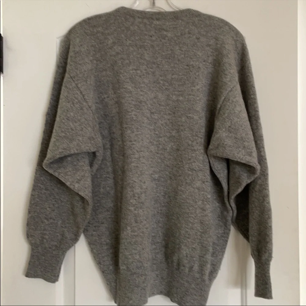 Vintage Pringle argyle wool sweater sz XS