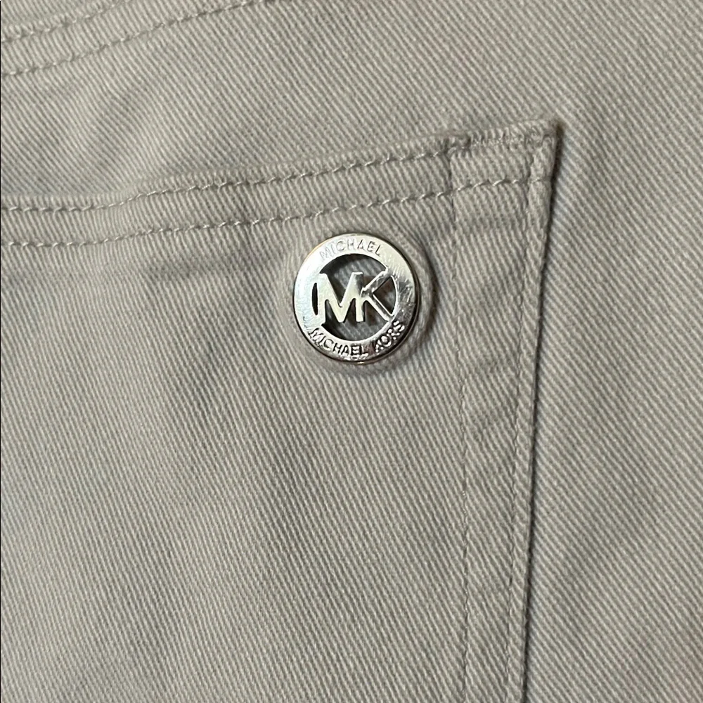 Michael Kors Light Gray Skinny Jeans Size 10