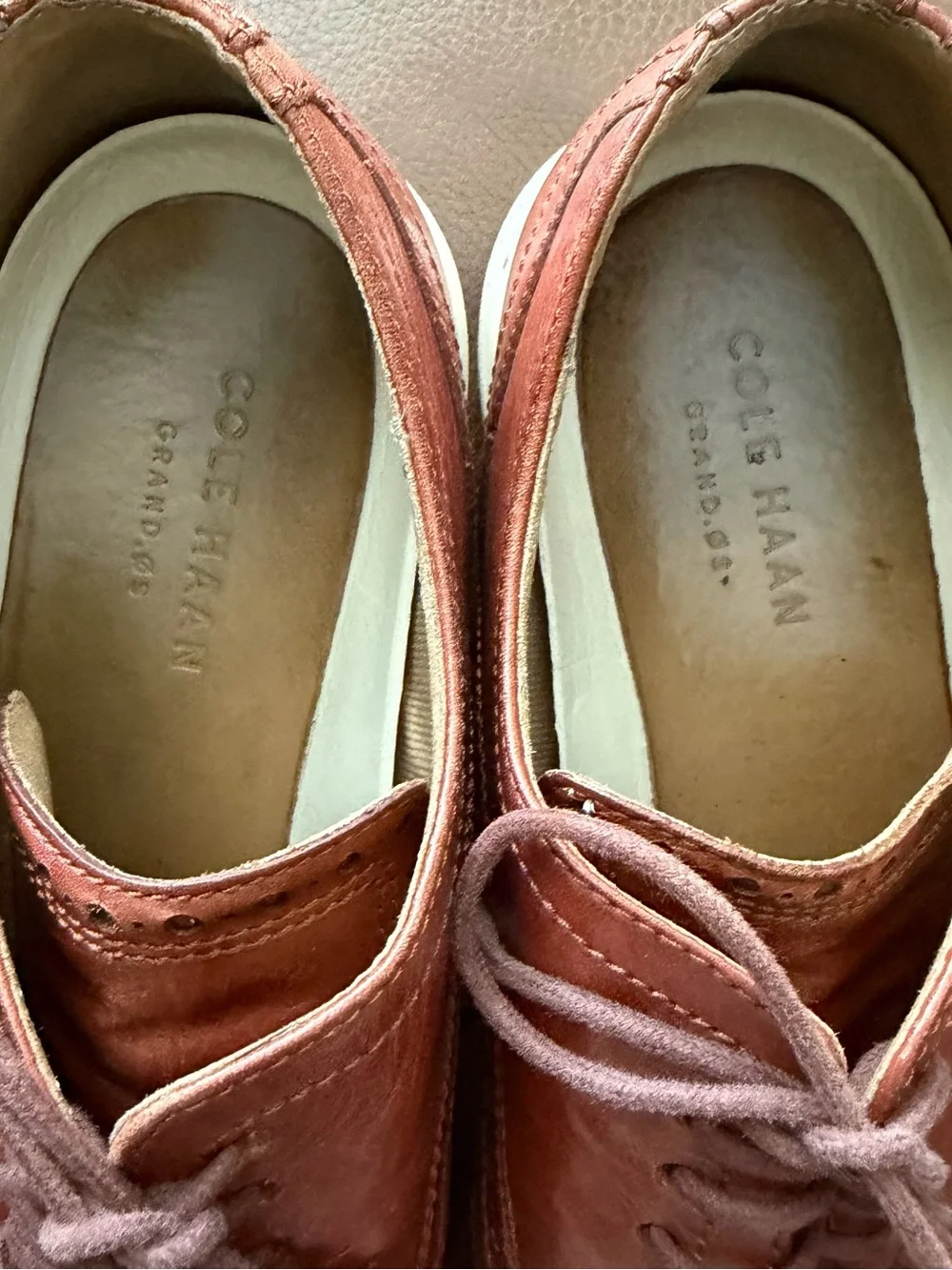 Cole Haan leather wingtip