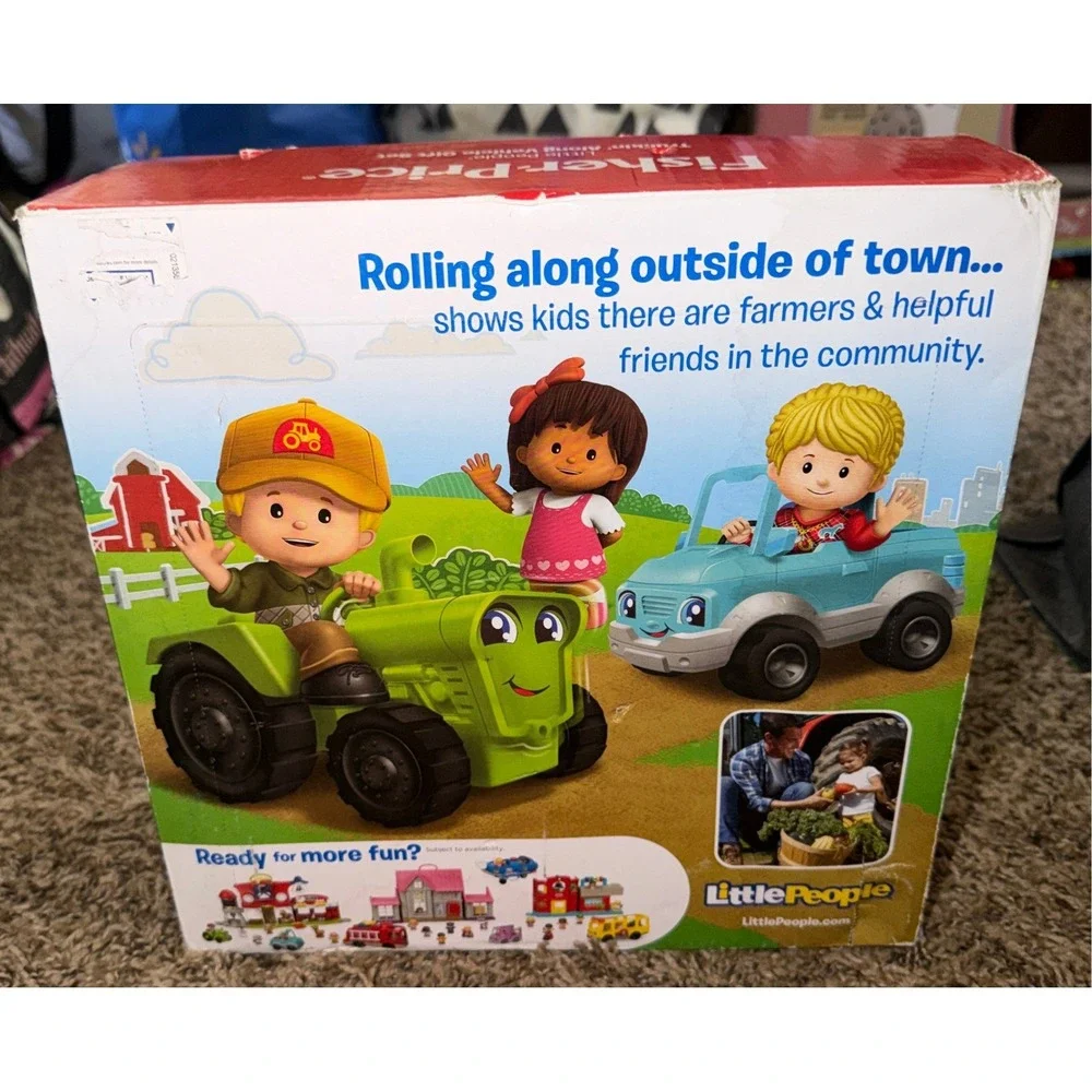 Fisher-Price Little People-Truckin; Along Vehicle Gift Set (NWT)