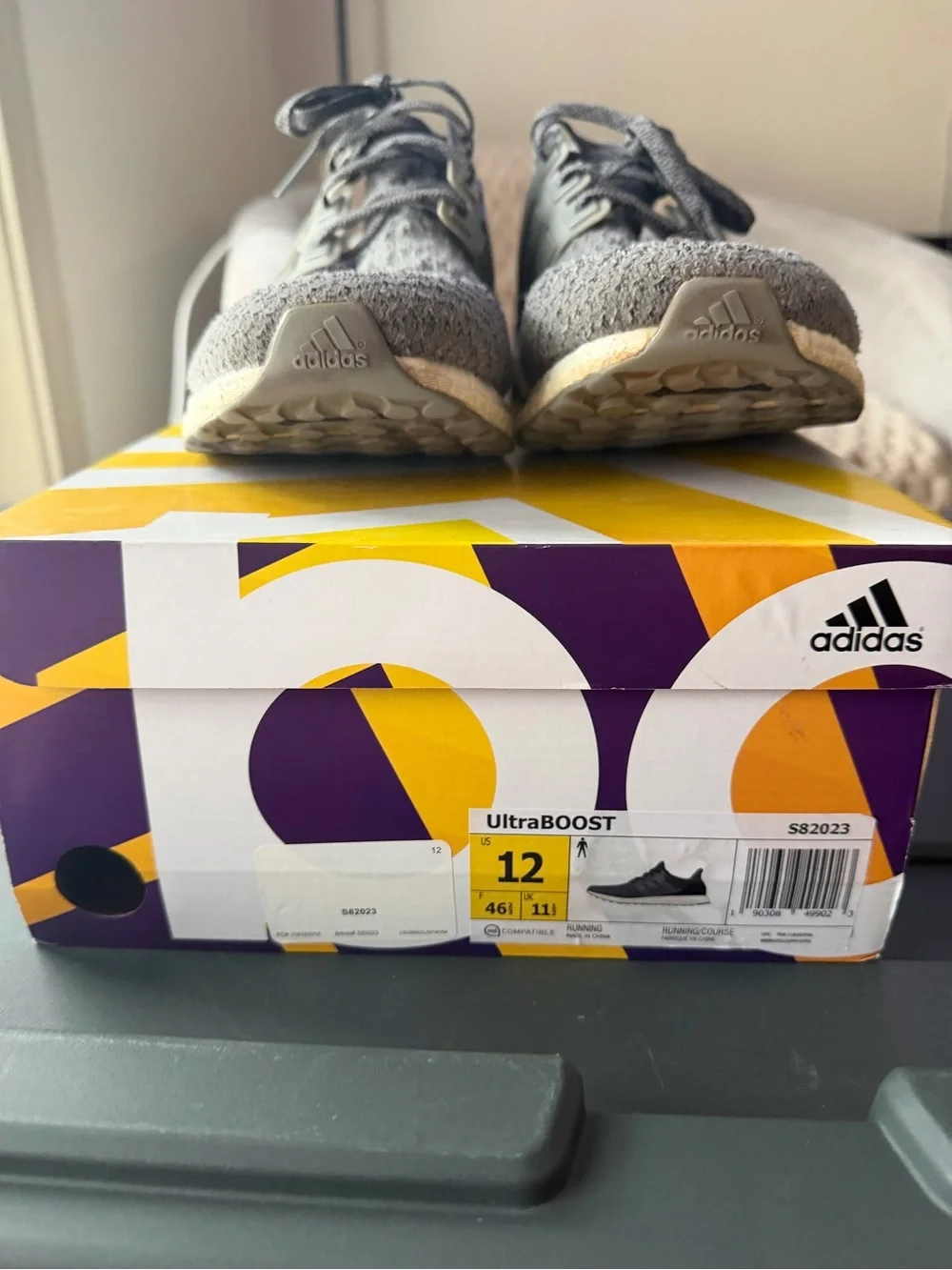 Grey Adidas Ultraboost 3.0 (2017) S82023 Size 12