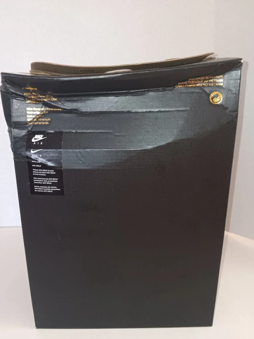 Nike worn box