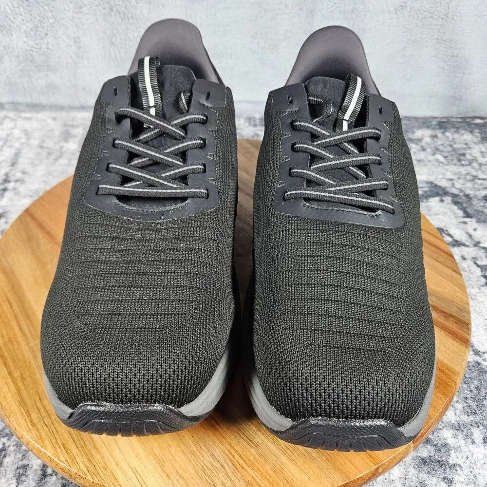 Orthofeet Yari Men's Size 9.5 2E Wide Black Comfort Shoes Sneakers Casual 20011