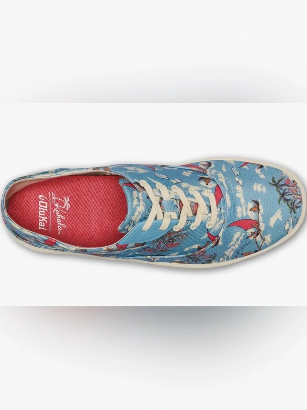 Kahala x OluKai Tradewinds Sneakers, Ocean Spray/Pa'i, NWT, Men’s Size 11.5/44.5