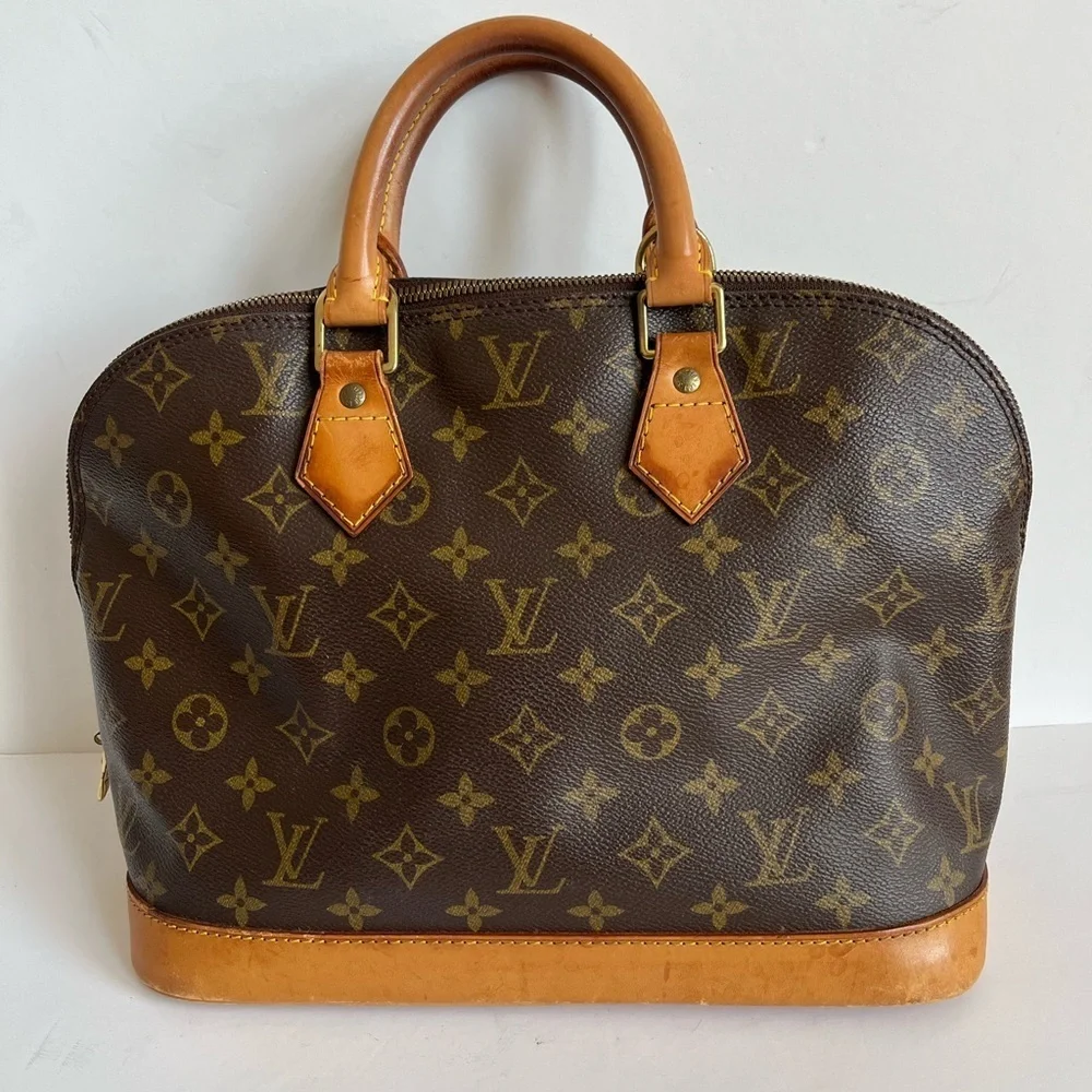 Louis Vuitton Alma Handbag Monogram Canvas France