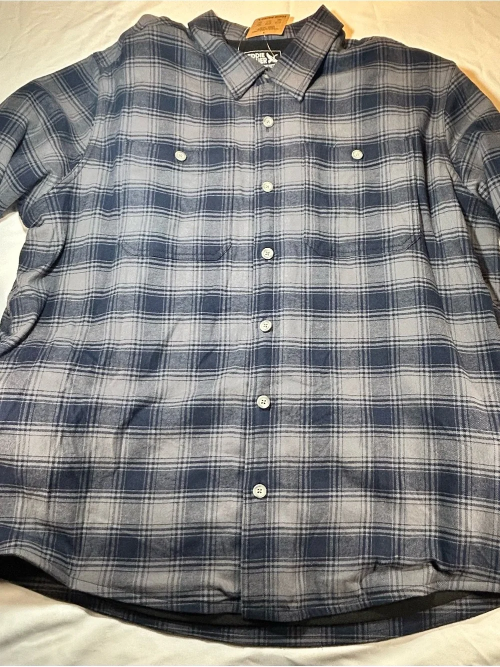 Eddie Bauer lightweight plaid