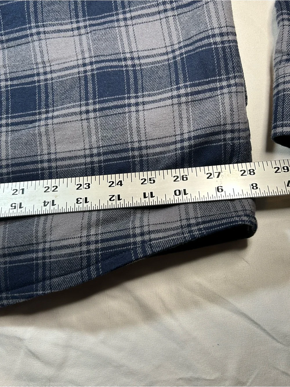 Eddie Bauer lightweight plaid