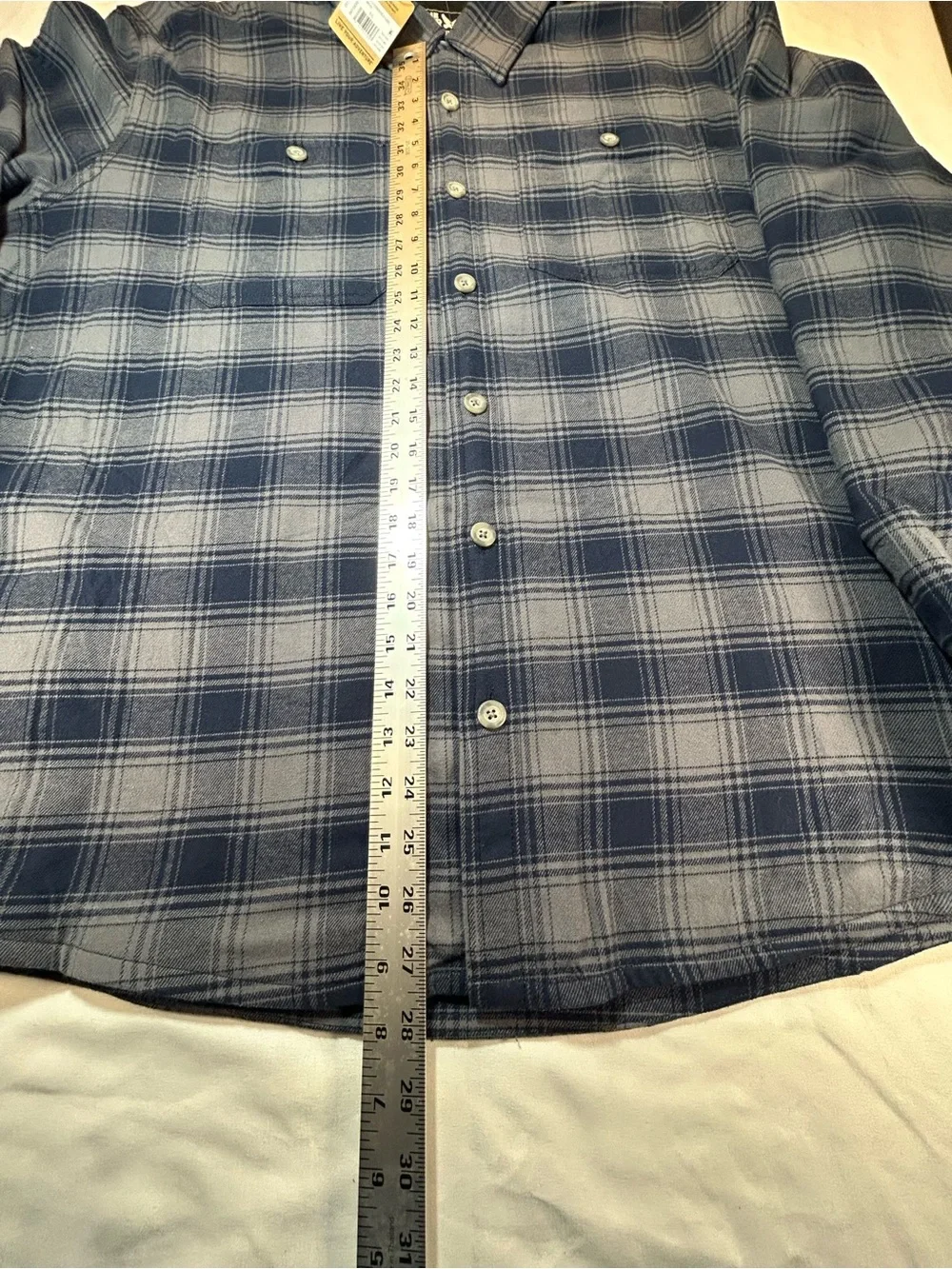 Eddie Bauer lightweight plaid