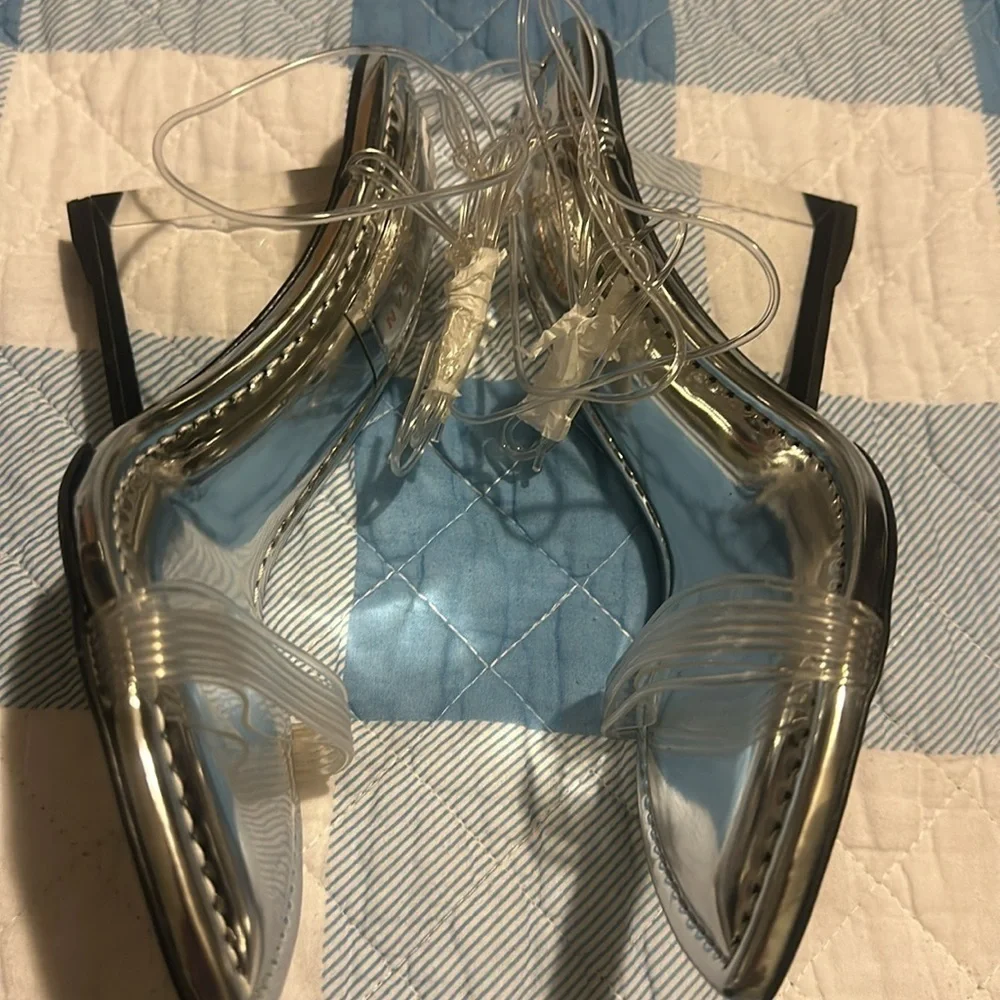 Good American so lucite clear