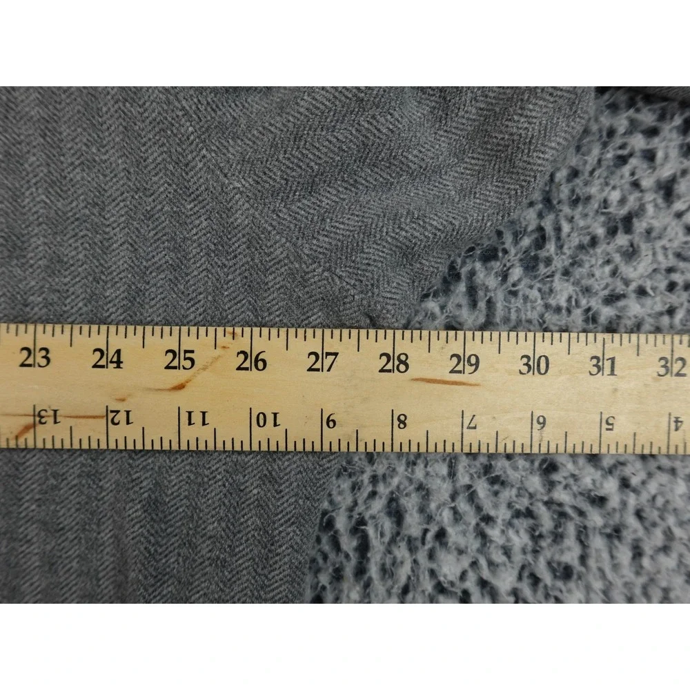 Carnoustie‎ Quarter-Zip Pullover Mens XL Gray Herringbone Golf Sweater