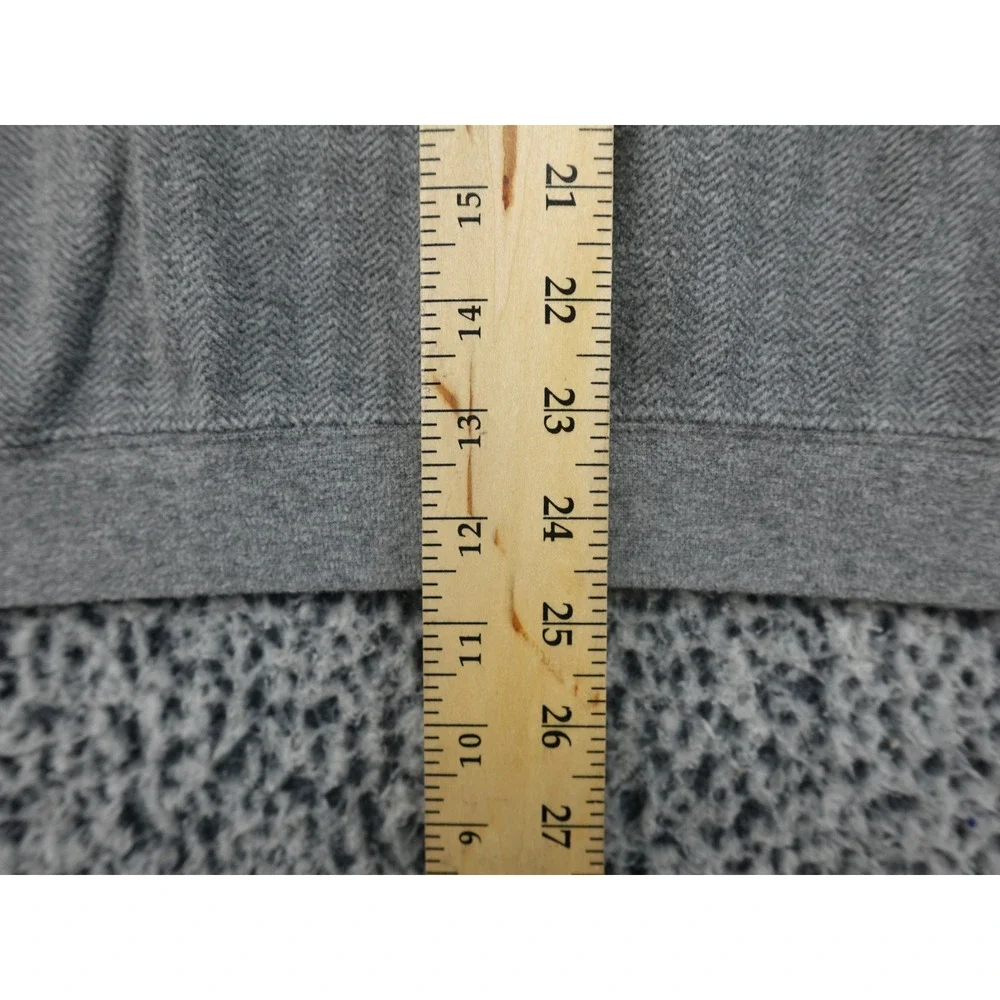 Carnoustie‎ Quarter-Zip Pullover Mens XL Gray Herringbone Golf Sweater