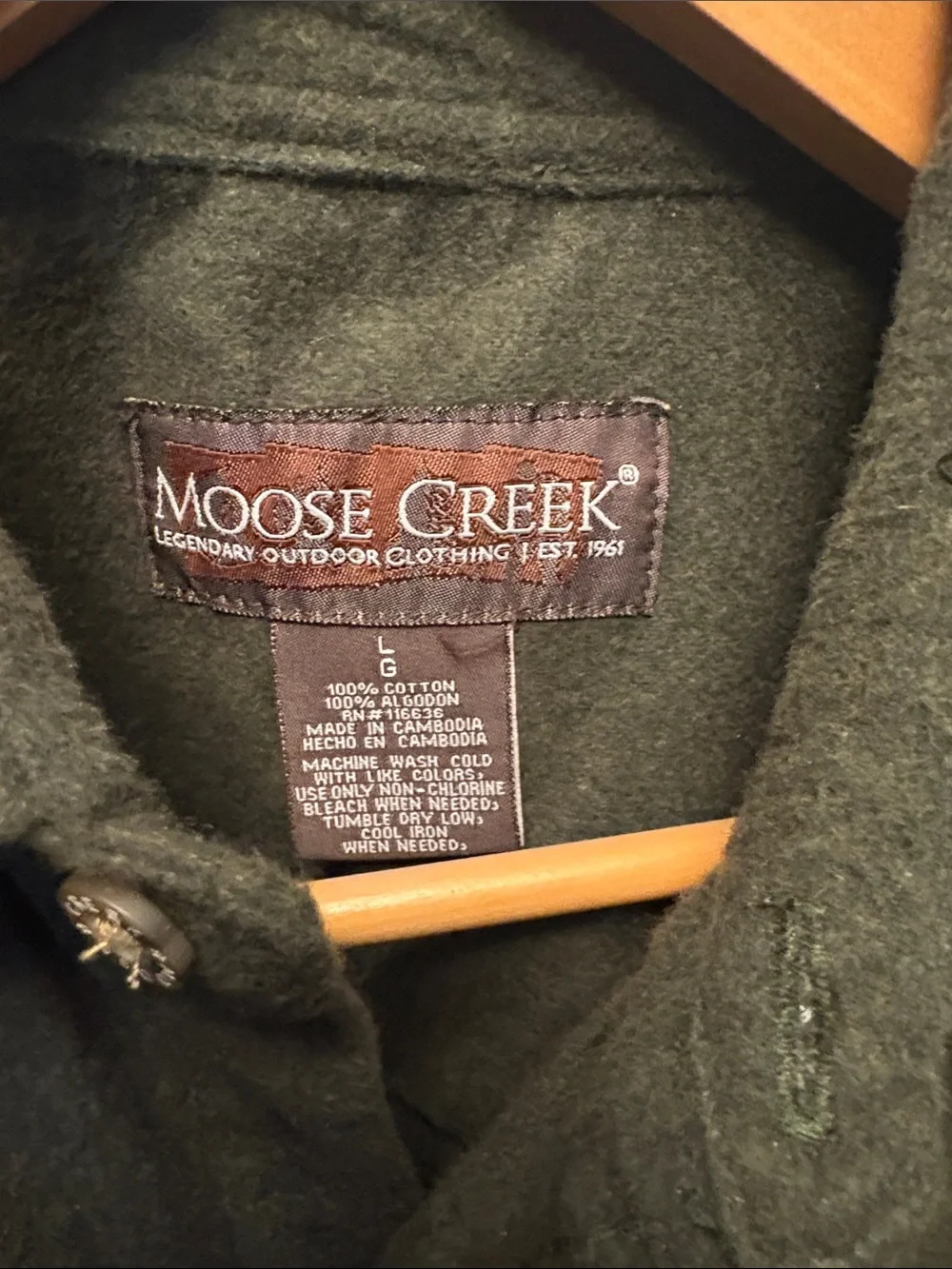Moose Creek classic olive