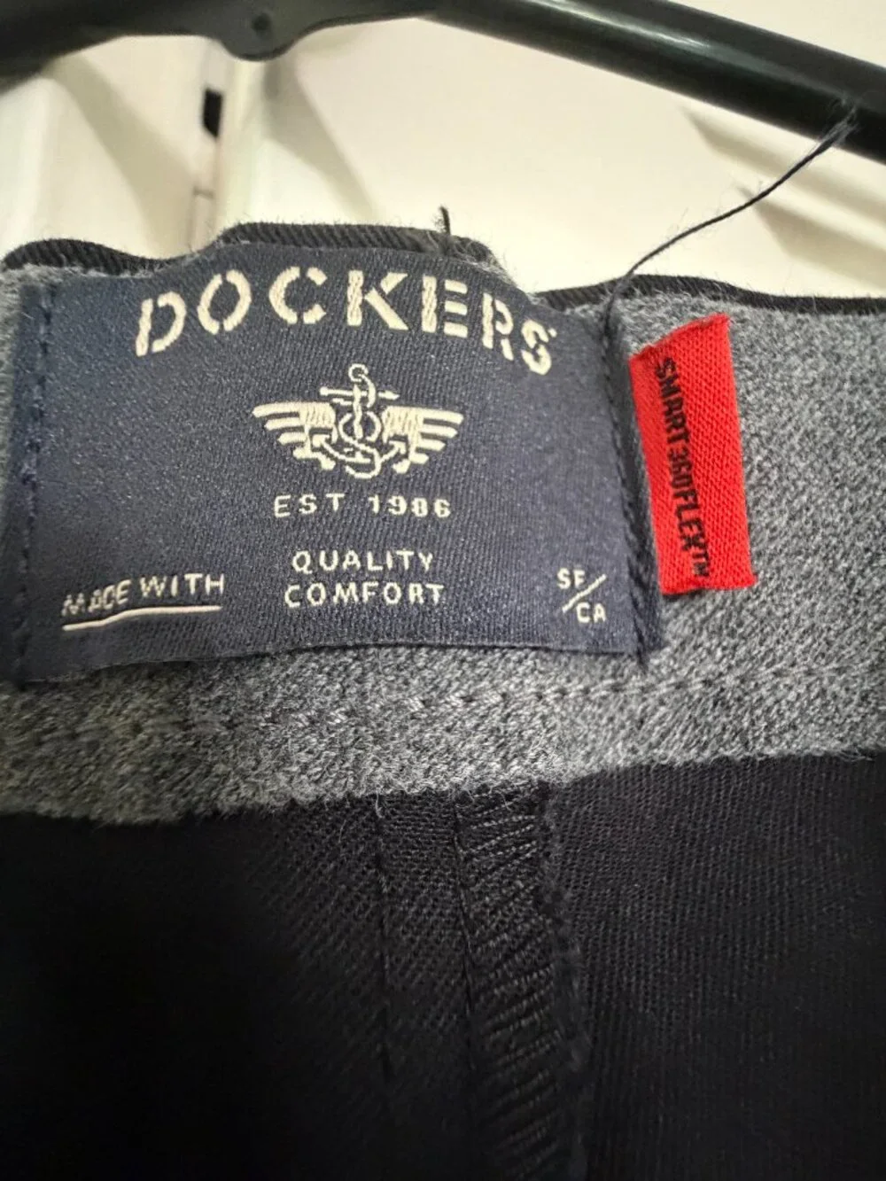 Men's Dockers Workday Classic Fit Black size 42x32