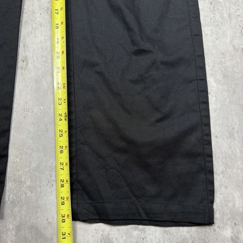 Tesla Motors Work Pants Men 34x30 Black Straight Leg Uniform Chino Straight Leg