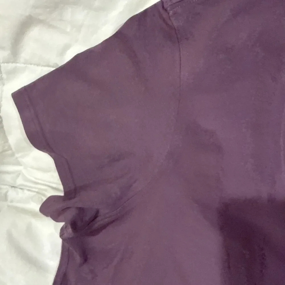 Lululemon Short Sleeve Shirt Purple Size 4 Size S/M