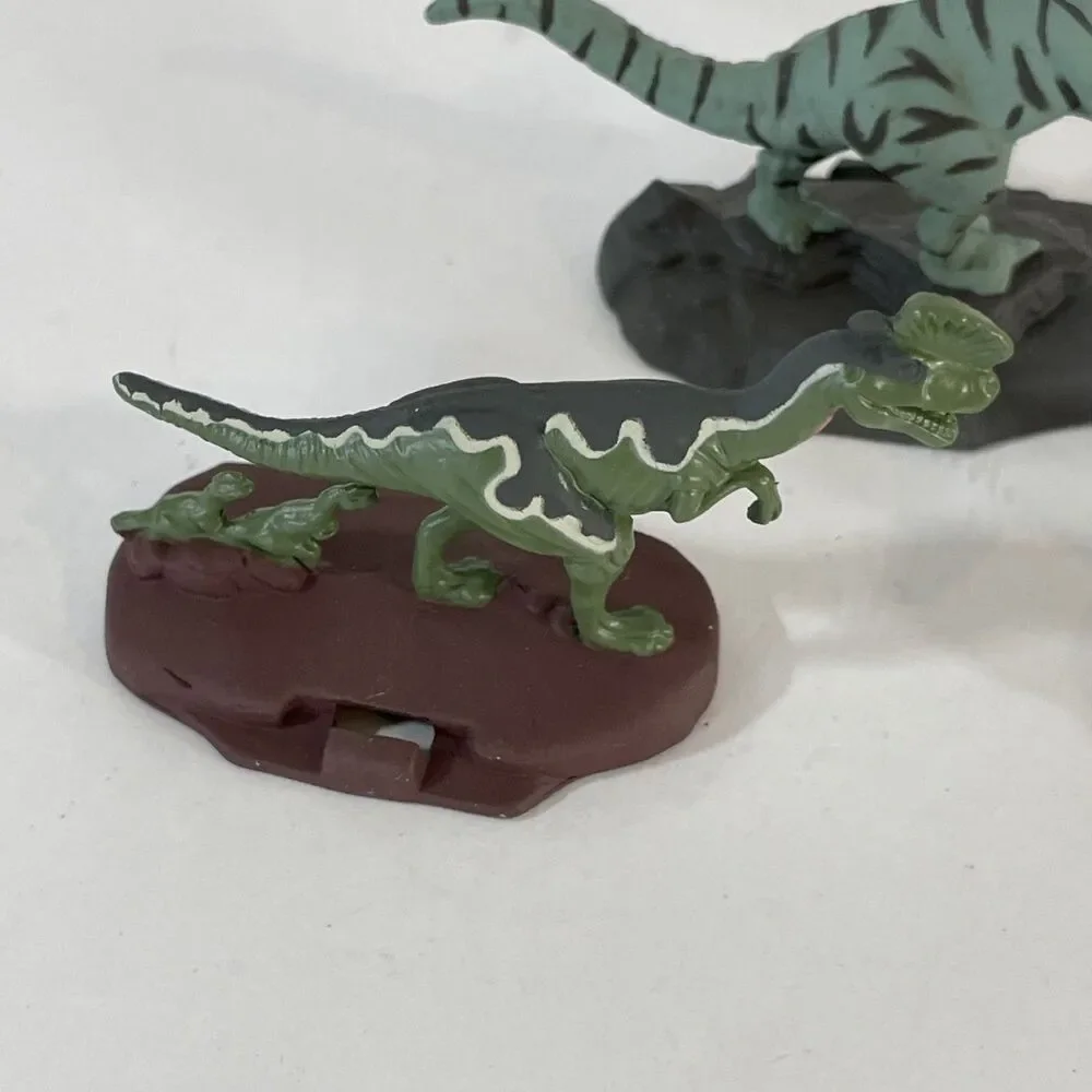 Jurassic Park Lot Of 6 Die-Cast Metal Dinosaurs 1993 Kenner Vintage Toys 90s