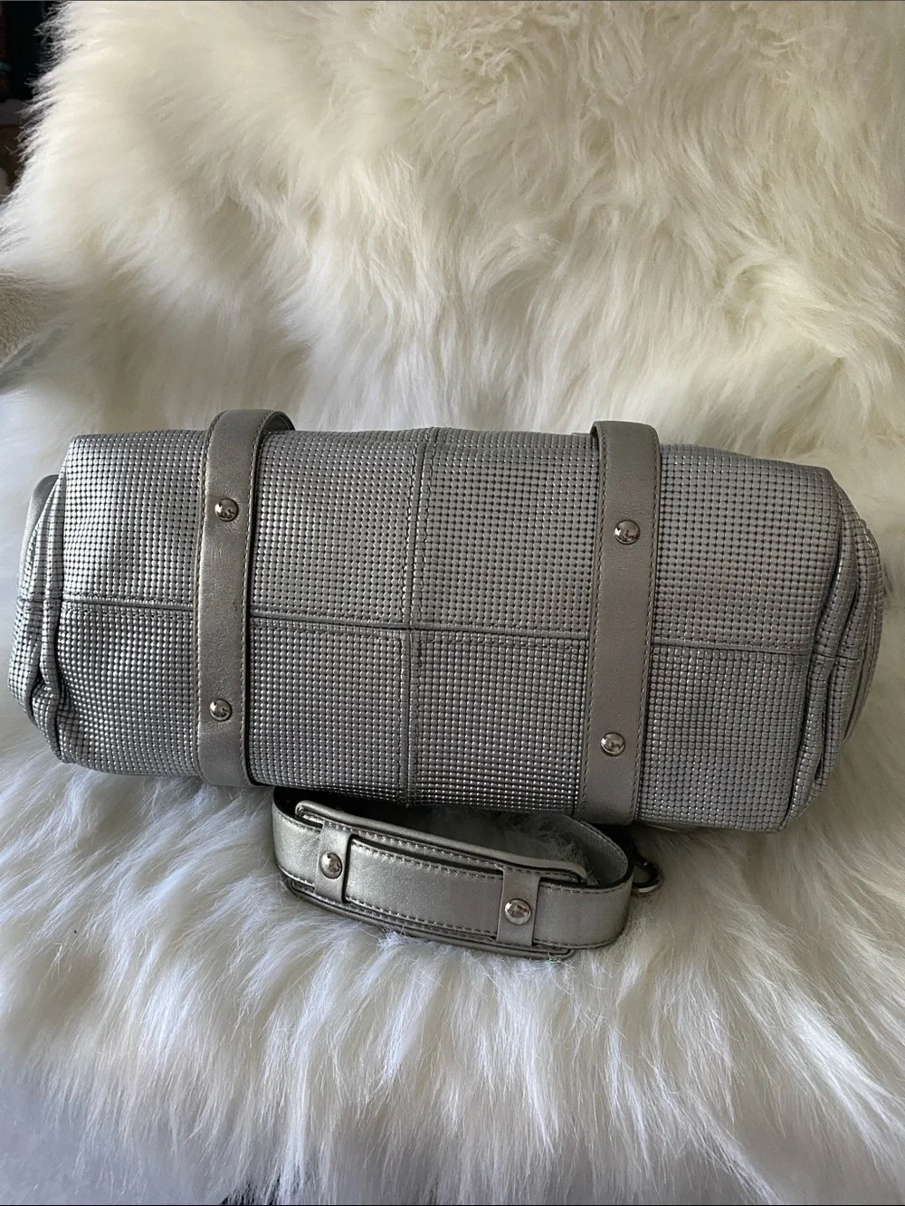 Coach textured metallic