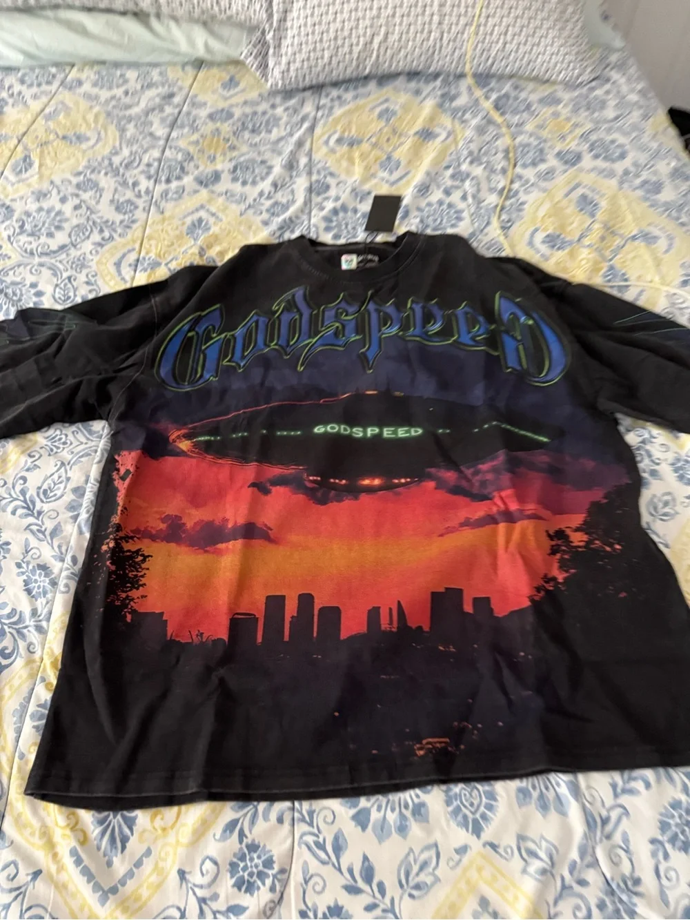 Godspeed U.A.P Men’s Long Sleeve Black Graphic Tee