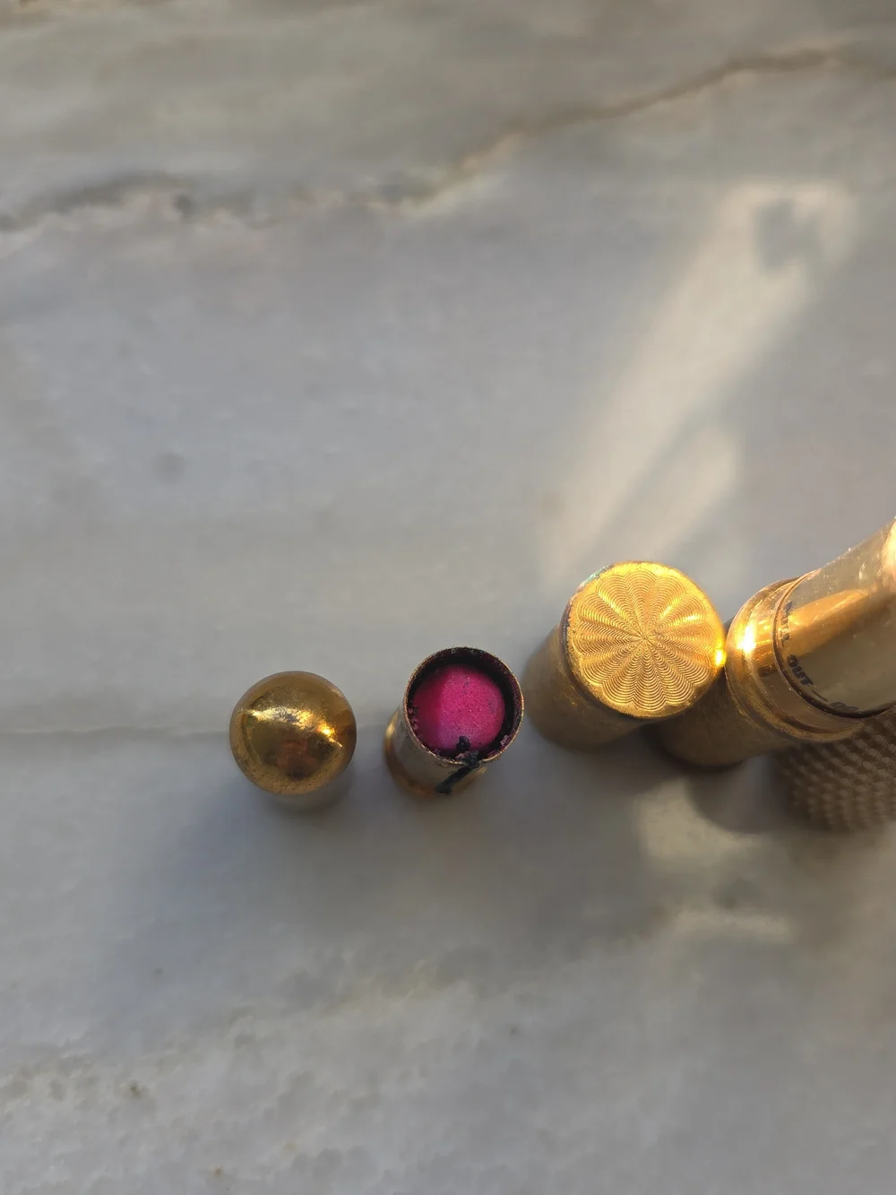 Vtg Revlon Futurama Lipstick Case Lot 577 563 Revlon Snow Rose N40