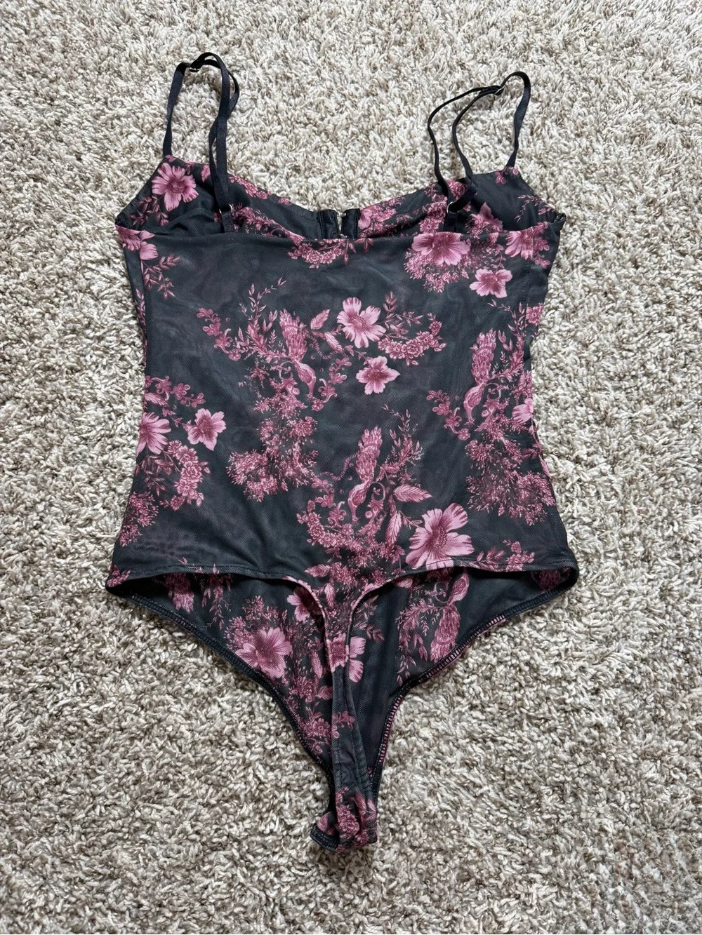 Free People Intimately Printed Night Rhythm Bodysuit