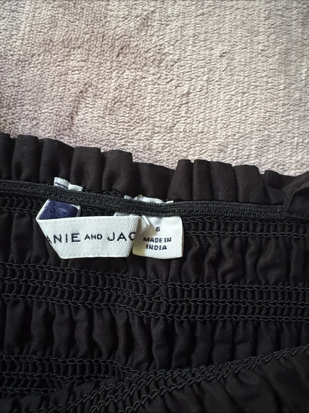 Janie and Jack smocked bodice
