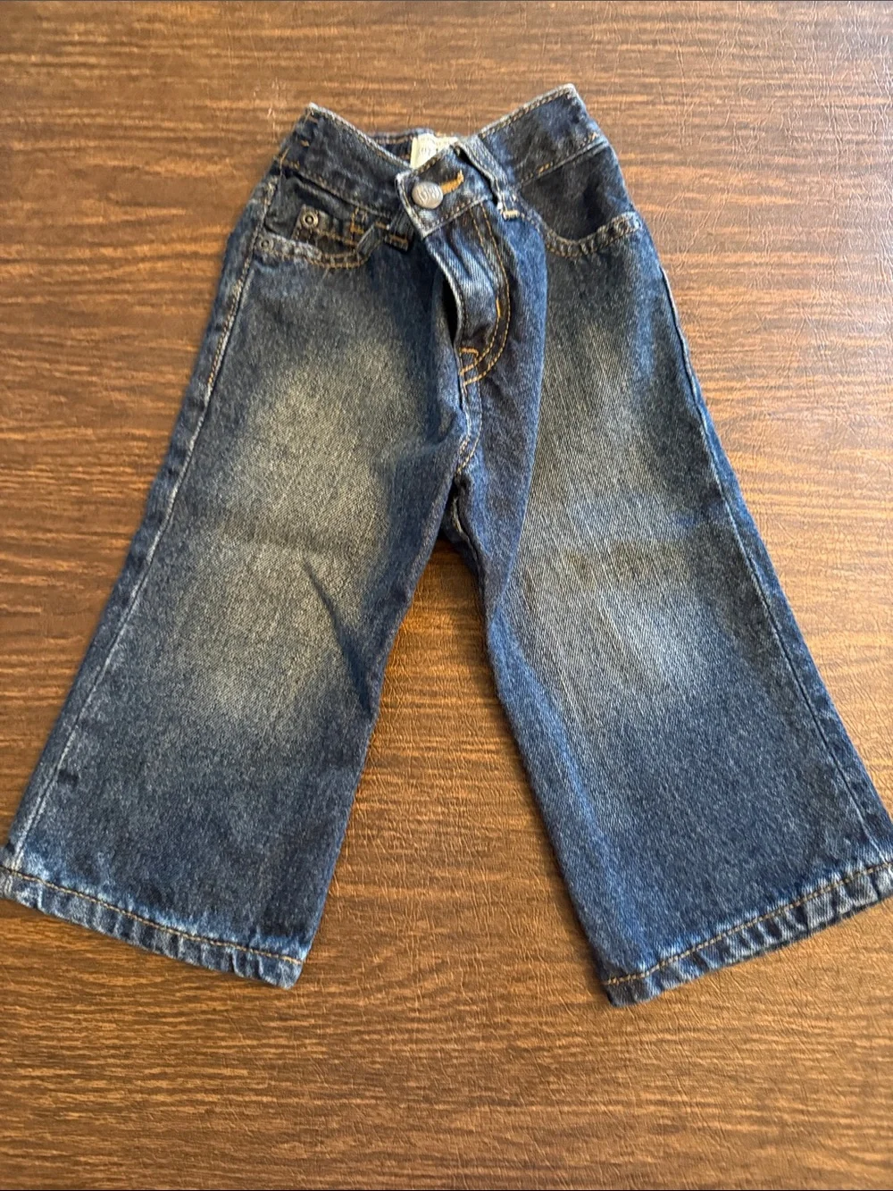 Place Kids Relaxed Wide-Leg Denim Jeans - Blue