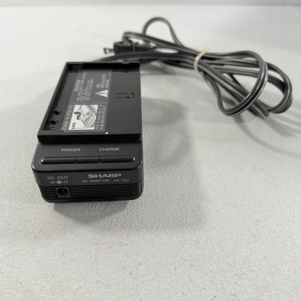 Sharp AA-73U Camcorder Battery Charger AC Adaptor‎ Power Supply TESTED WORKING