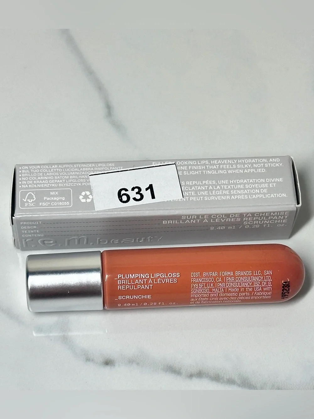 ⭐ r.e.m. beauty On Your Collar Plumping Lip Gloss ⭐ Shade: Scrunchie 8.4 ml