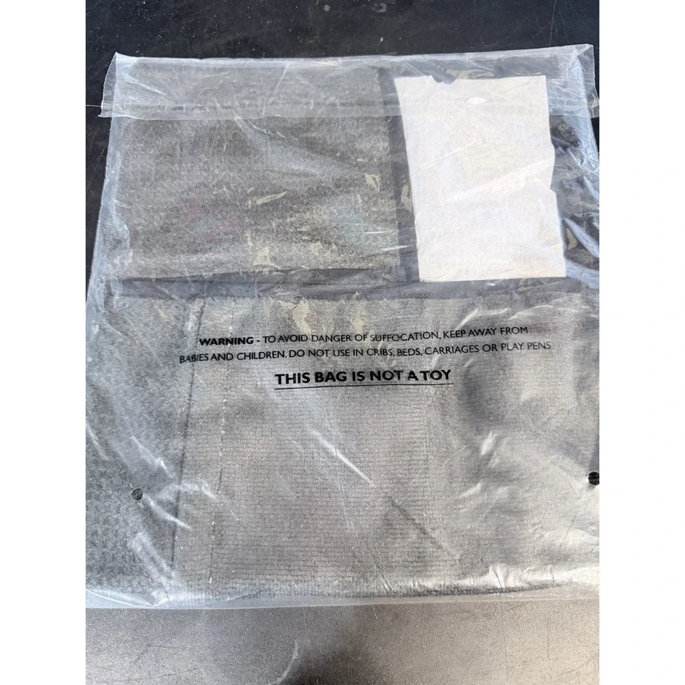 Primo White Microfiber Golf Towel Grey New With Tags