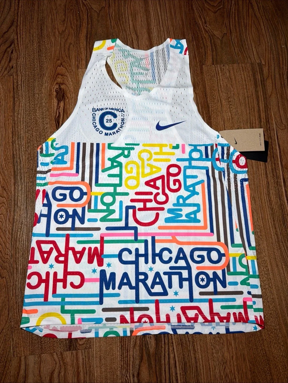 Nike Aeroswift 2025 Chicago Marathon Running Singlet Men’s Size M HQ4277-100 NWT
