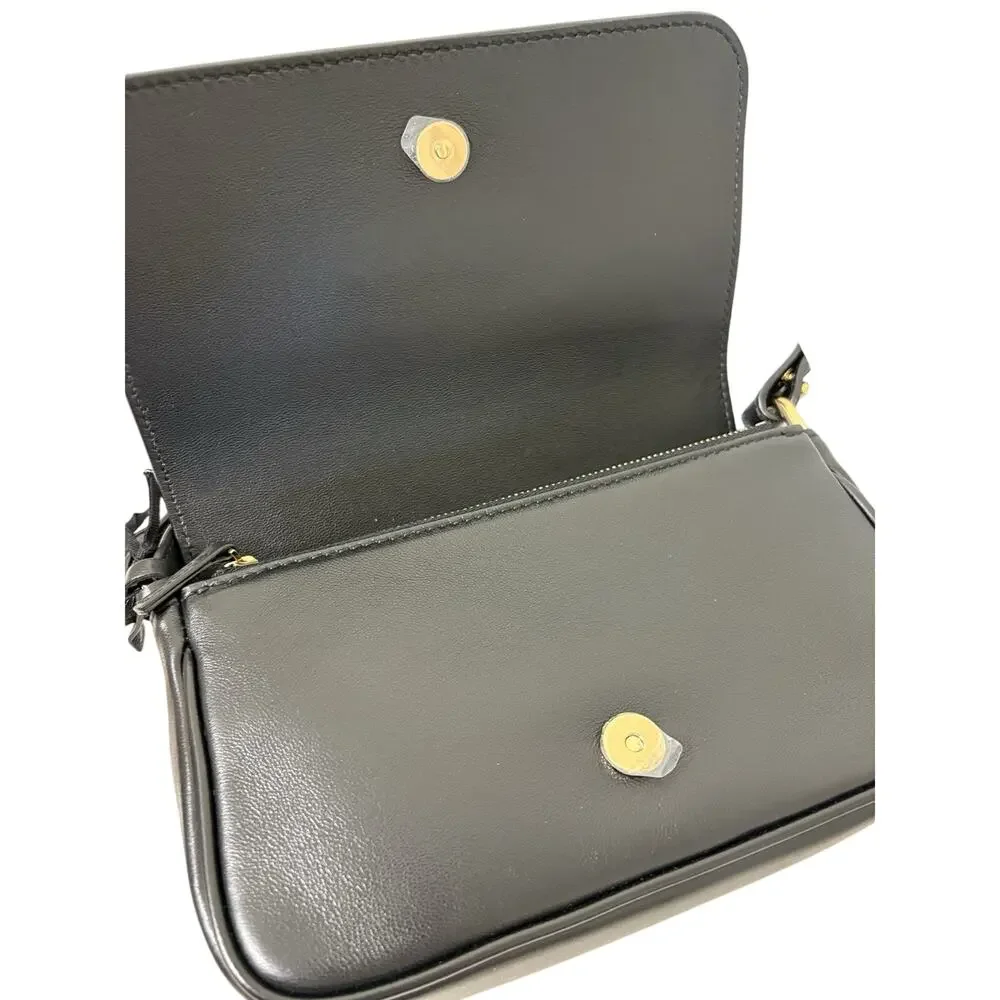 Versace Tag Flap Crossbody Bag