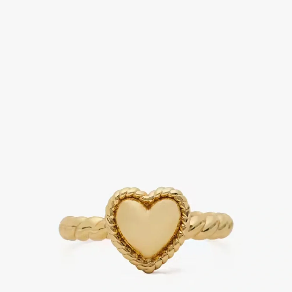 $58 Kate Spade Golden Hour Heart Ring