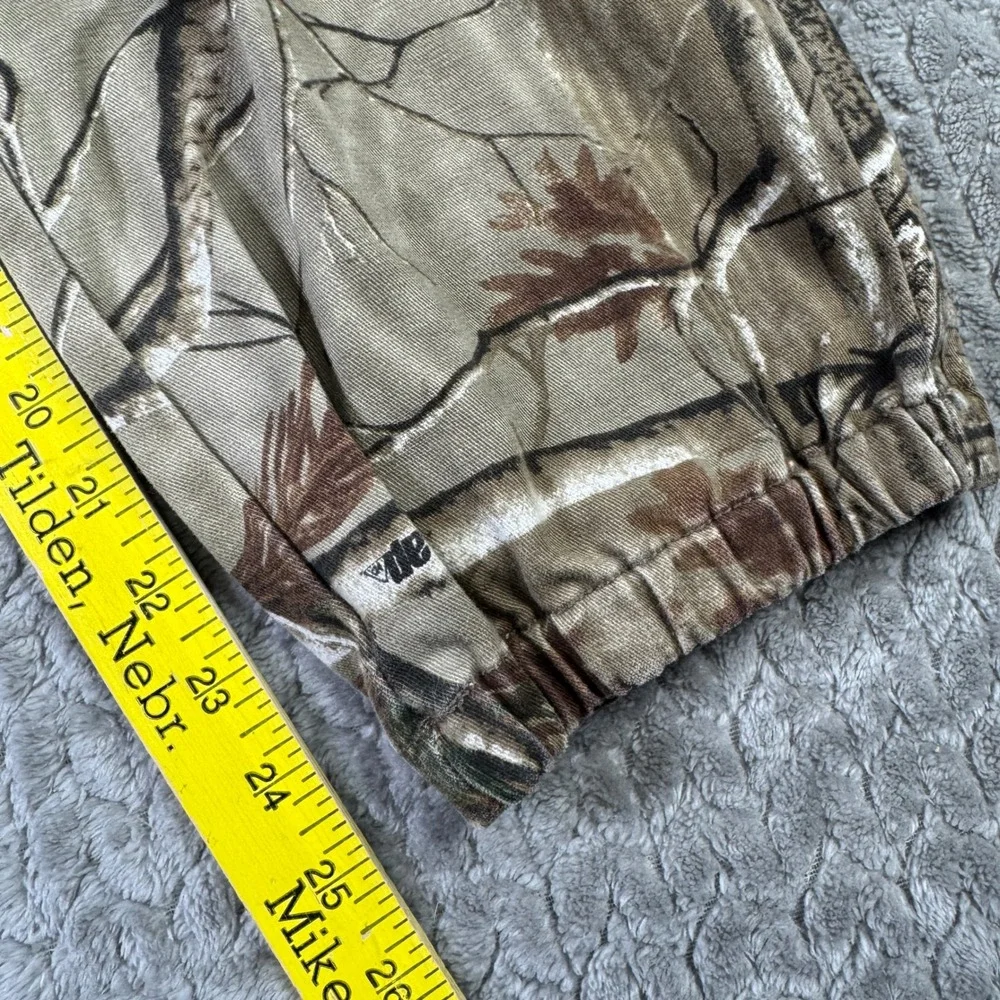 Realtree AP Camo Cargo Pants Youth Size L 10/12 All Purpose Camouflage Joggers