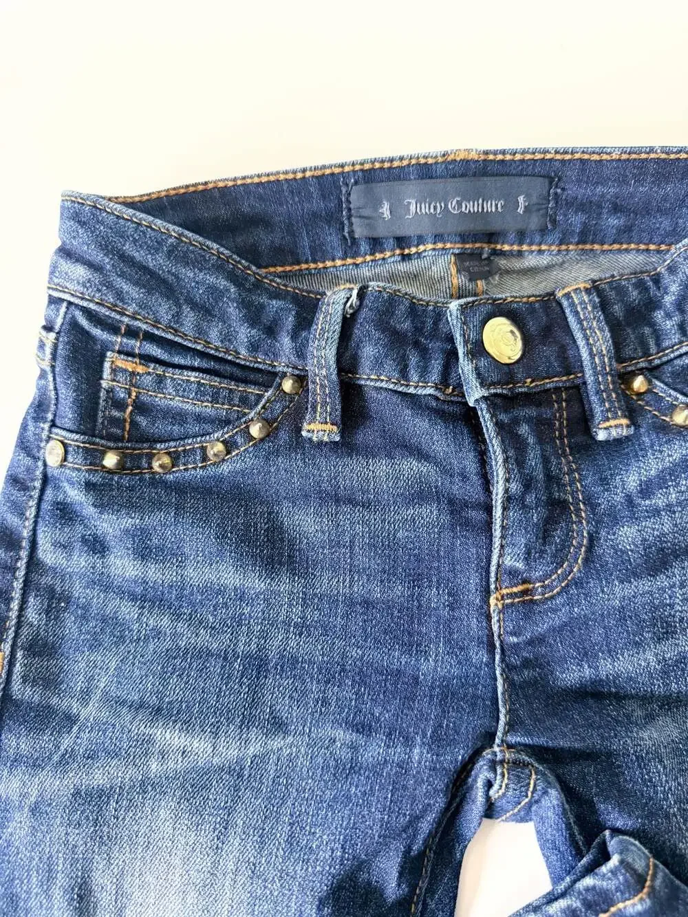 Juicy Couture Studded Detail Dark Wash Denim Jeans- Toddler girl size 4T