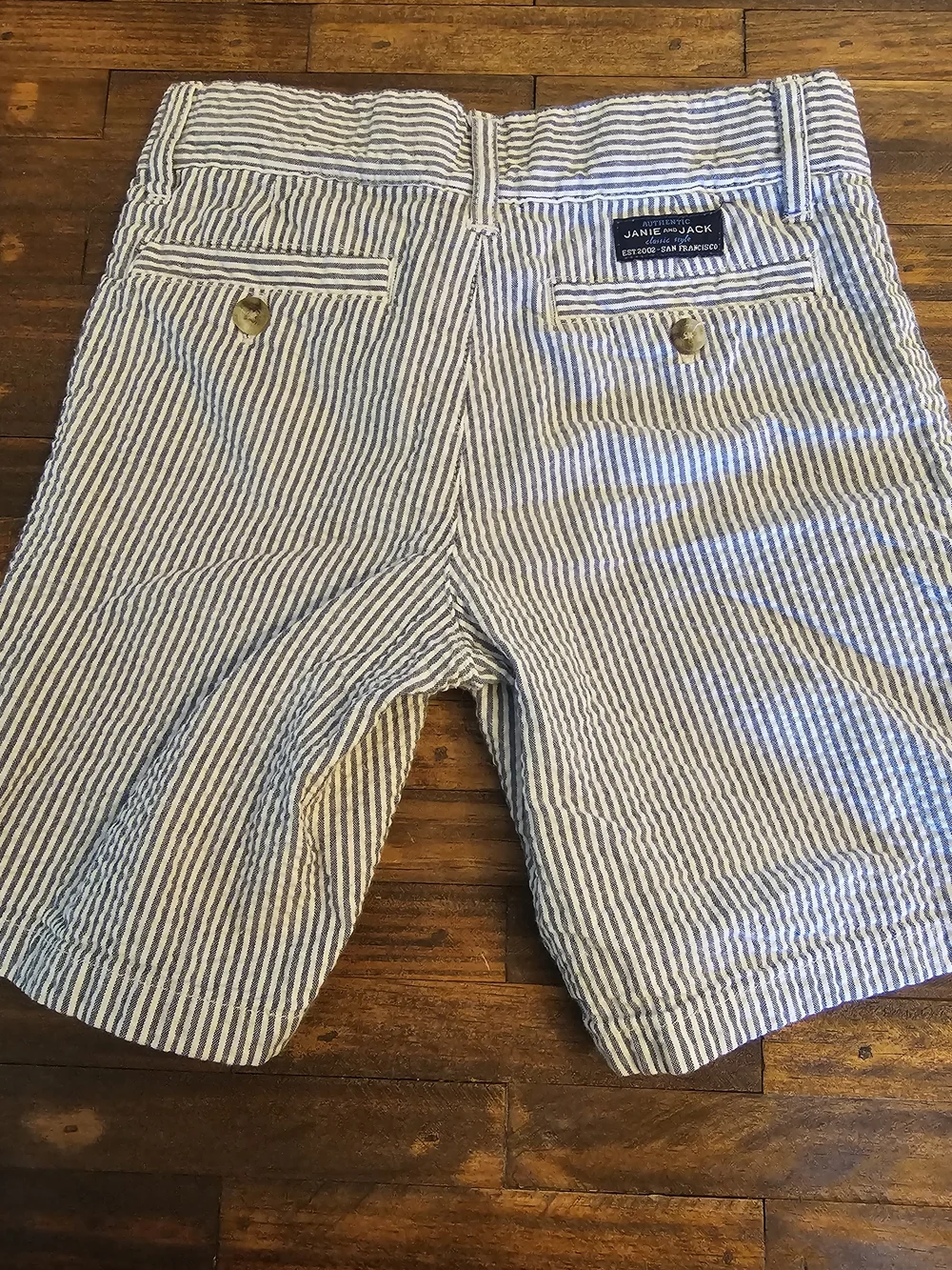 Janie and Jack navy white