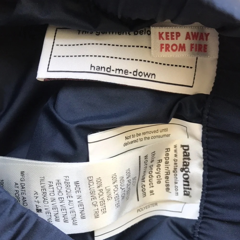 Patagonia snow pants knees