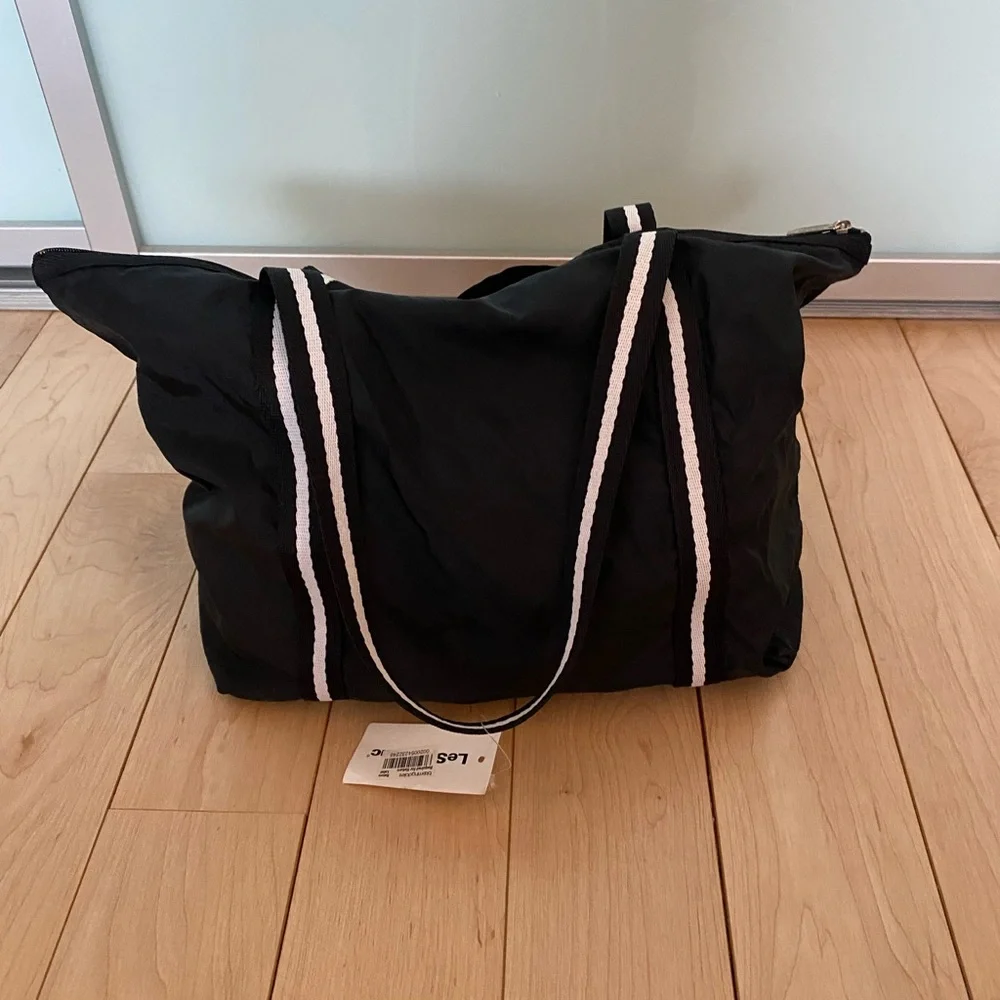 LeSportsac Large Nolita Tote Black and White Spectator