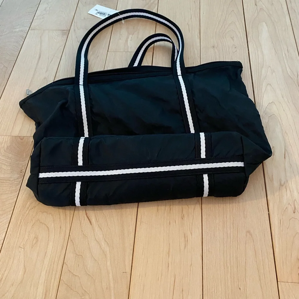 LeSportsac Large Nolita Tote Black and White Spectator