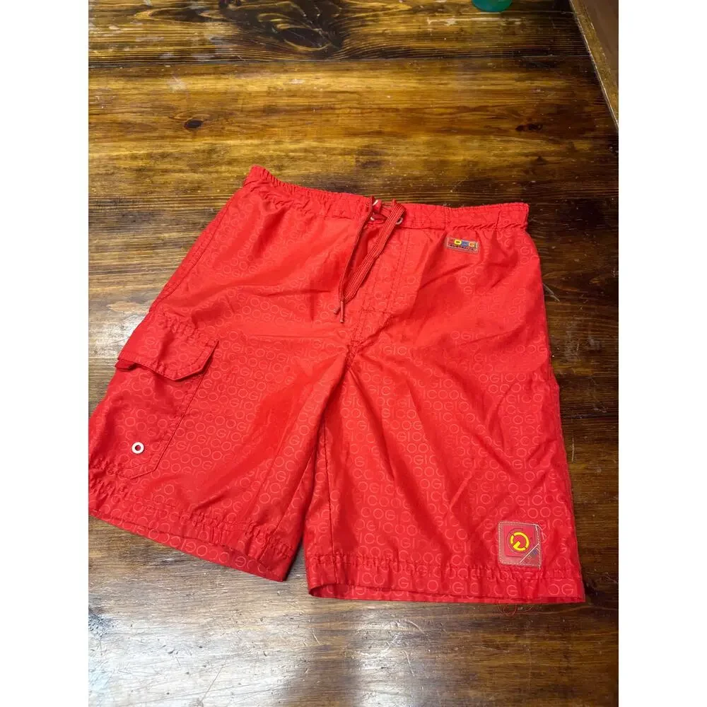 COOGI Red Swim‎ Trunks Boys Size 8