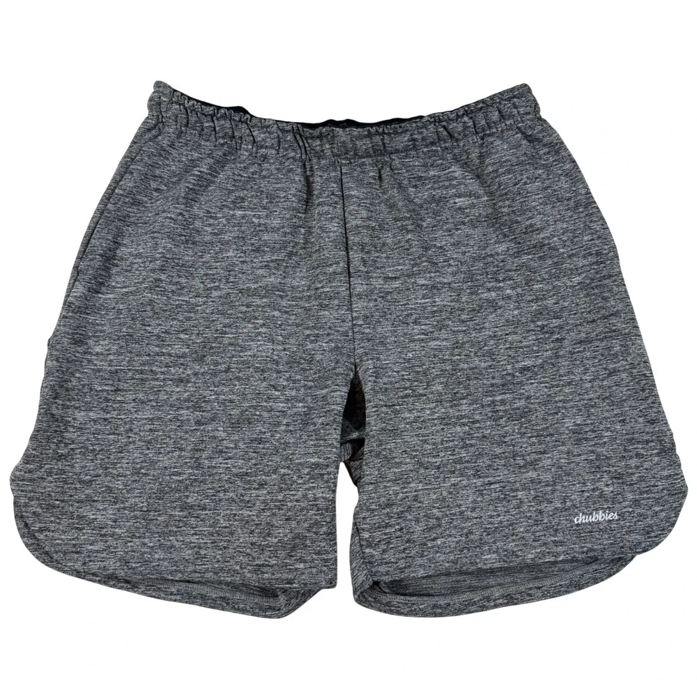 Chubbies Ultimate Training Shorts Heather Grey Athletic Gym Men's XL 7